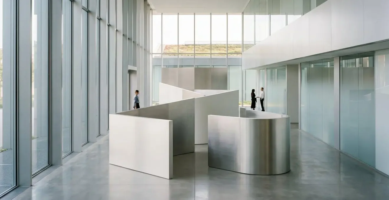 Minimalistische Darstellung nachhaltiger Technologie in der Edelsteinherstellung